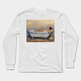 Magic of a hot bath Long Sleeve T-Shirt